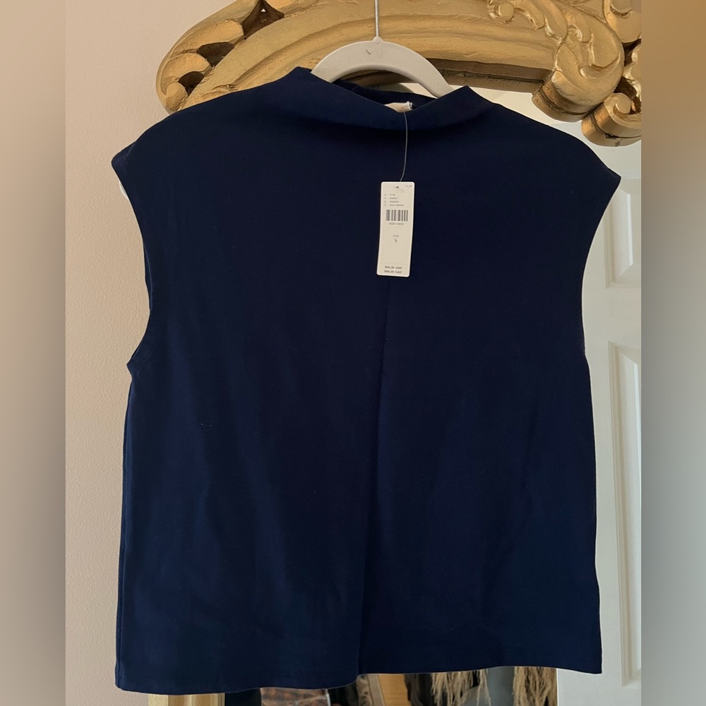 Anthropologie Mock Neck Blouse